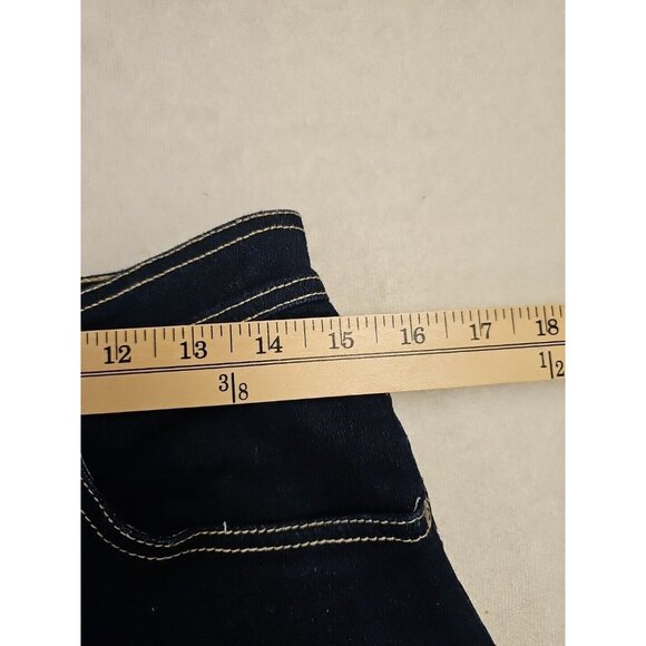 Vintage Y2K Gloria Vanderbilt Blue Straight Leg Retro Jeans 12 Short - Picture 6 of 7